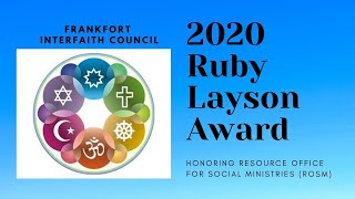 2020 Ruby Layson Award