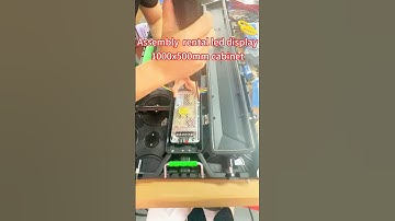 Assembly rental led display quick lock design easy to install and disassemble #ledvdi #ledwall