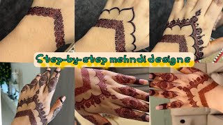 Beautiful & Simple Mehndi Designs | Easy Henna Design Tutorial 🌸 Guía