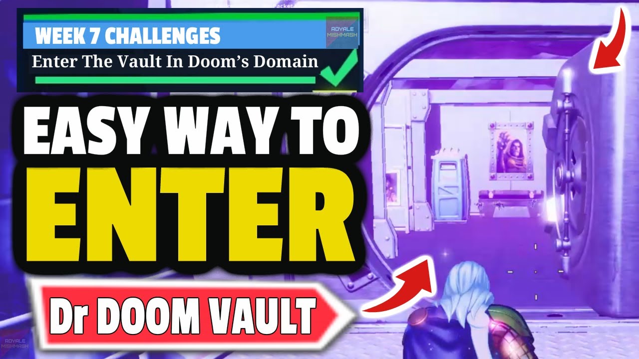 How To Enter The Vault In Doom S Domain In Fortnite Chapter 2 Season 4 Youtube