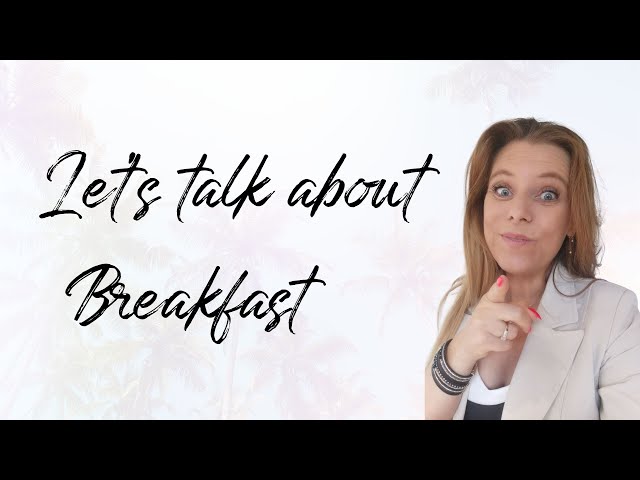 Let's talk about breakfast