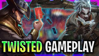 FAKER TRIES NEW AD TWISTED FATE BUILD! - T1 Faker Plays Twisted Fate Mid vs Ekko!