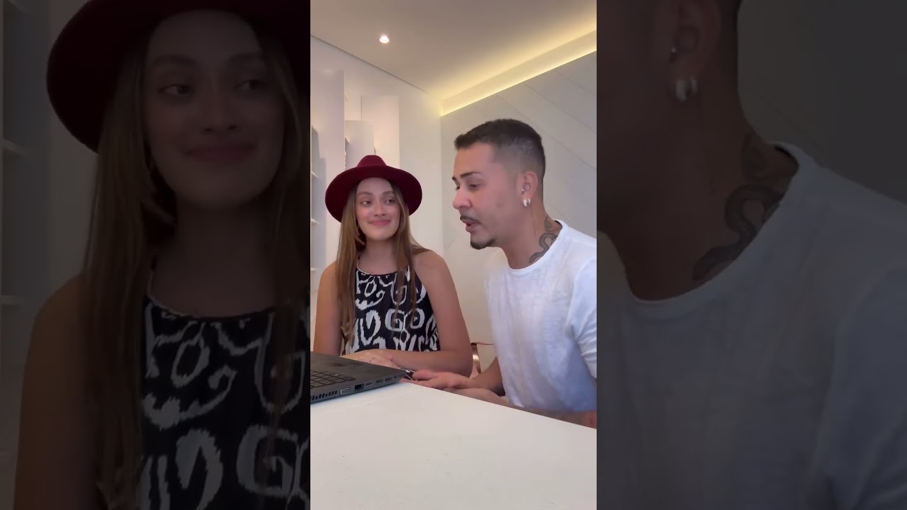 CARLINHOS MAIA TOMA AULA DE INGLÊS COM JULIA