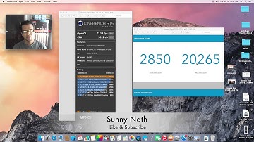 Hackintosh Yosemite OS X 10.10.4 Benchmark i7 5820K X99 UD5 8GB DDR4 Gtx 770