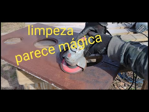 como recuperar chapa de fogão a lenha enferrujada