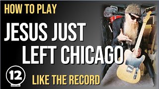 Jesus Just Left Chicago  ZZ Top | Guitar Lesson