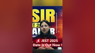 📢 JEST Exam 2025 Date is Out Now!