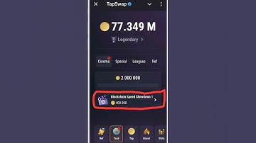 Blockchain Speed Showdown 1 Telegram Video Code Tapswap | 7 August Tapswap Code Earn per Day