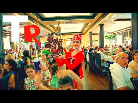 Как красиво подать шашлык к столу. Армянская свадьба.
