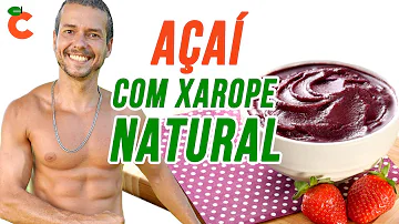 O que substitui o xarope de guaraná no açaí?