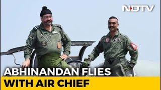 Abhinandan Varthaman Flies With Air Force Chief In Mig 21