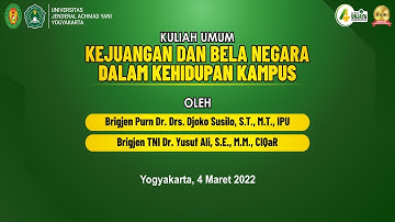 Kuliah Umum Kejuangan dan Bela Negara Dies Natalis IV Unjaya
