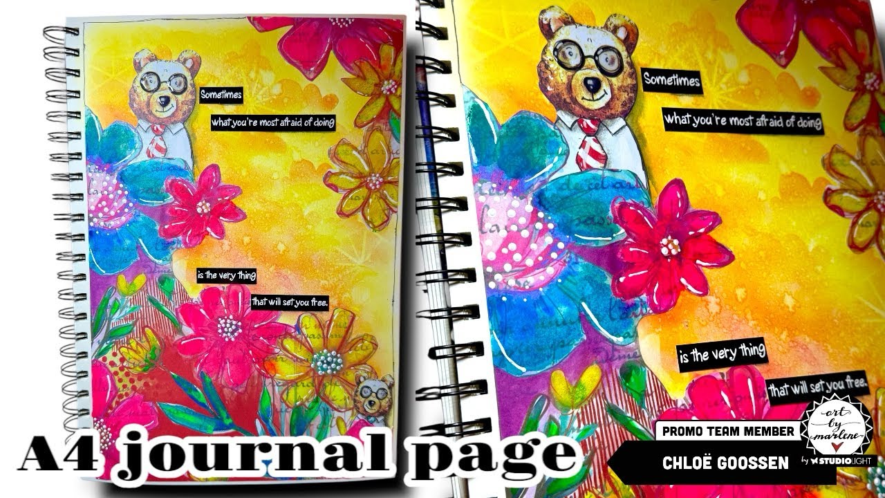 Art Journal A4 Size Art by Marlene 30 Sheets