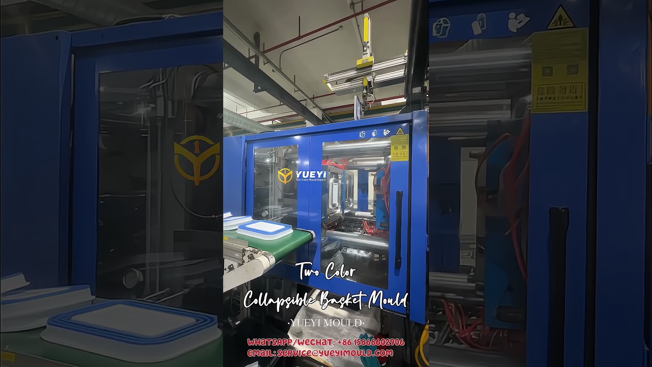Two Color Collapsible Basket Mould | 2K Mold Supplier 