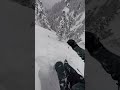 POV Freeride Skiing in Courchevel | Deep Powder Couloir Run