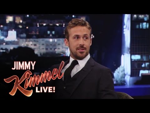 Ryan Gosling on Jimmy Kimmel Live PART 1