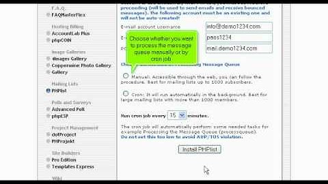 WHB Presents: Installing phpList from Fantastico