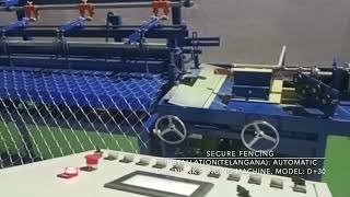 Automatic chain link fence machine | Telangana | Machine installation and training #chainlinkmachine