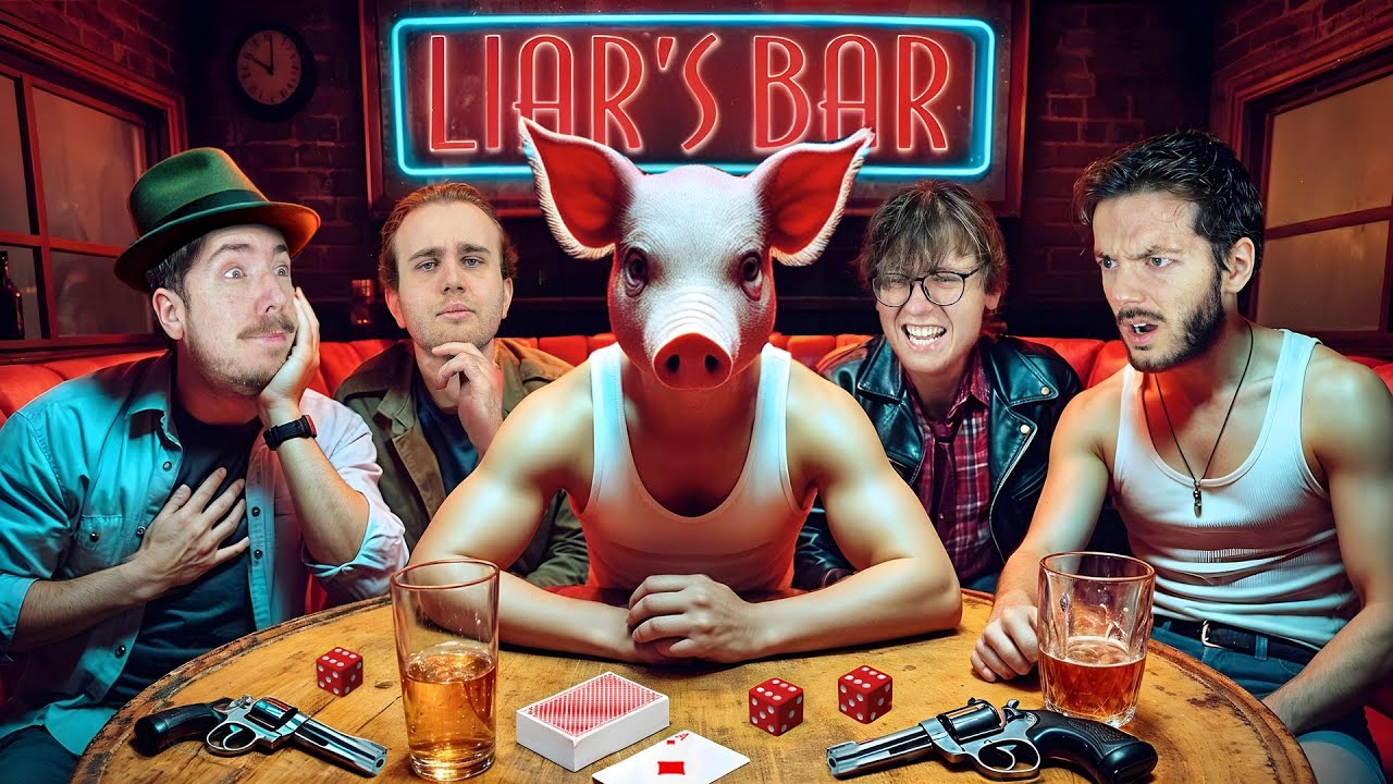 SERATA LIAR'S BAR: quando le carte incontrano il brivido della roulette russa!