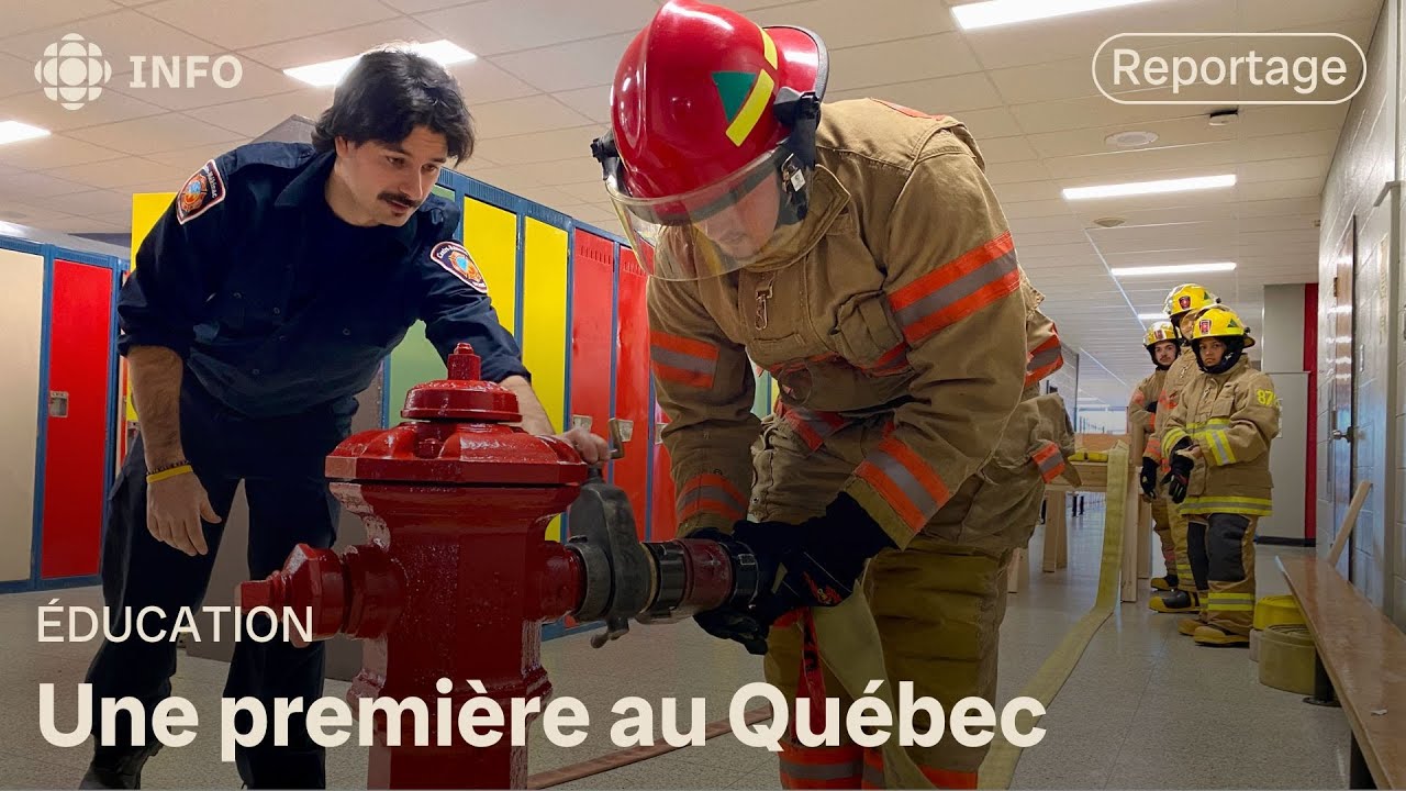 Des apprentis pompiers formés à l’école secondaire