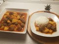يخنة بطاطا باللحمة المفرومة