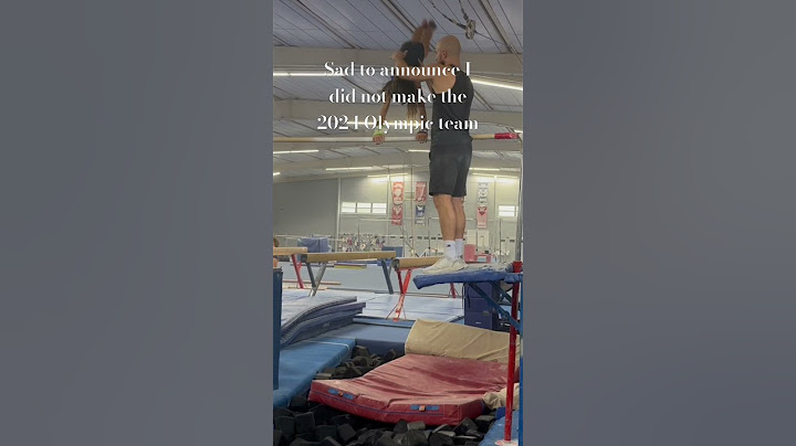 Sad to announce I did not make the 2024 Olympic team