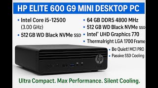 HP Elite 600 G9 Mini Desktop PC