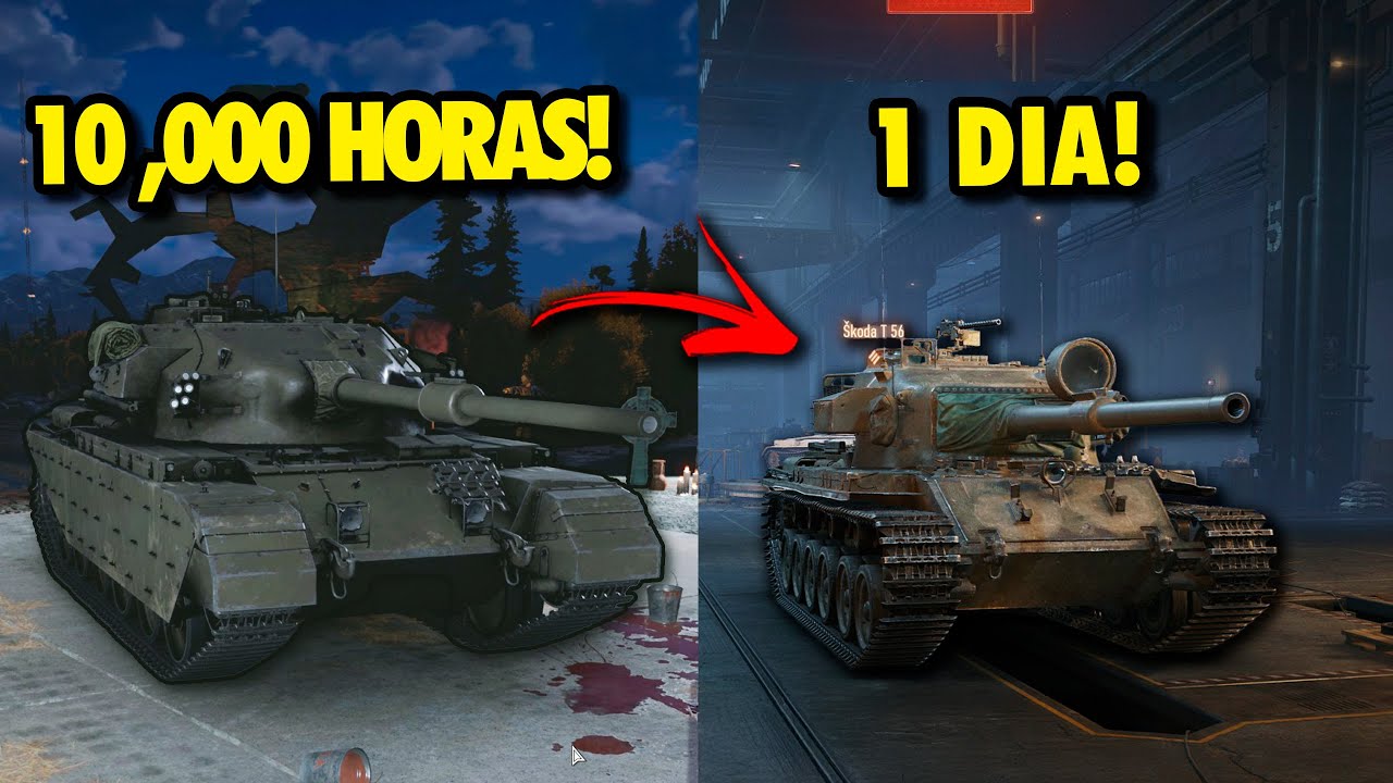 Depois de 10 mil horas, esse é meu primeiro dia de WORLD OF TANKS!!