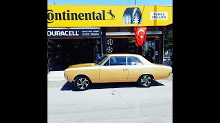 Opel Rekord C Coupe 1969 Commodore Restorasyonu Çelik Jant Takılışı