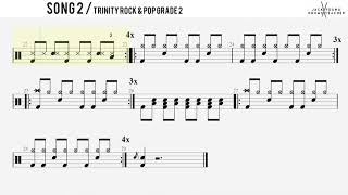 How to Play Song 2  - Trinity Rock & Pop Drums Grade 2 Resimi