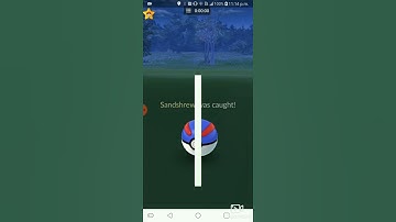 Pokemon go ( I got a shiny  ✨ Sandshrew ) using PGSHARP