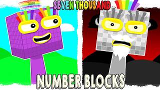 My Sprunki Oc Seven Thousand From Numberblocks