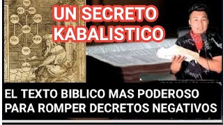 EL TEXTO BIBLICO MAS PODEROSO PARA ROMPER DECRETOS EN TU CONTRA Y ACABAR CON LA MALA SUERTE!