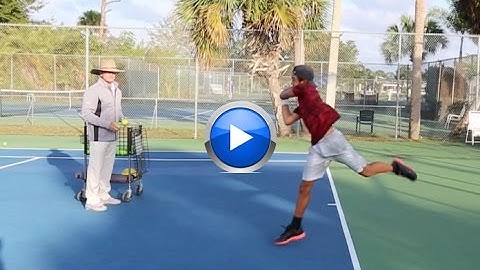 The best tennis drill to improve the return