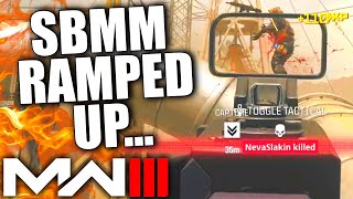 MW3 SBMM IS ABSOLUTELY INSANE...