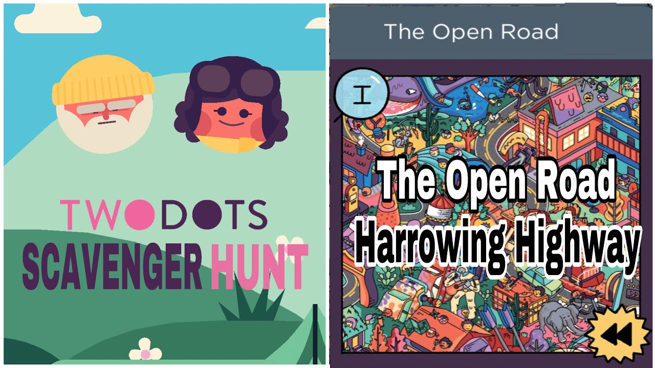 Two Dots Scavenger Hunt | Harrowing Highway | Open Road - YouTube