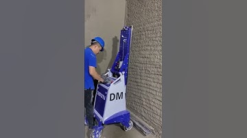 Plastering Robot Inner Corner Operation #machine #plaster