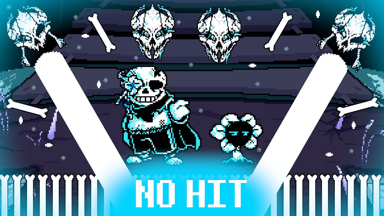 Undertale: Icebound - vs Sans & Flowey [NO HIT]