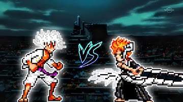 Luffy Gear 5 V2 OP VS Ichigo TYBW V3 OP (all form) in Jump Force Mugen