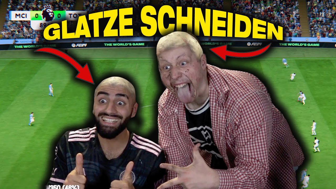 EA FC 24 MATCH GEHT NACH HINTEN LOS + VERLIERER BEKOMMT GLATZE | Jordan & Semih