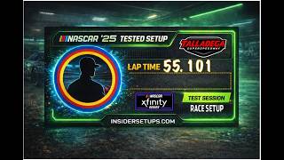 Talladega Xfinity – 55.101 No-Draft Lap | Very Stable in Race Trim | NASCAR 25