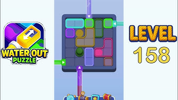 Water Out Puzzle Level 158 Walkthrough Solution