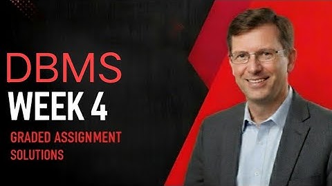 DBMS Week 4 Graded Assignment |IITM BS Degree | GA Solutions