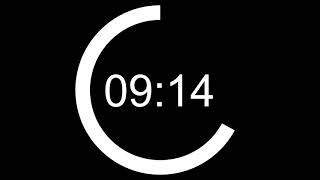15 minute Animated Silent Timer - Countdown