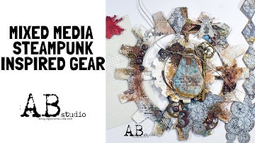 Mixed Media Steampunk Inspired Gear AB  Studio´s products