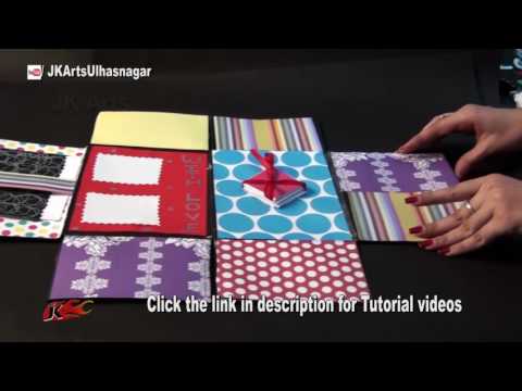 Multi-fold scrapbook Idea | JK Craft Ideas 077