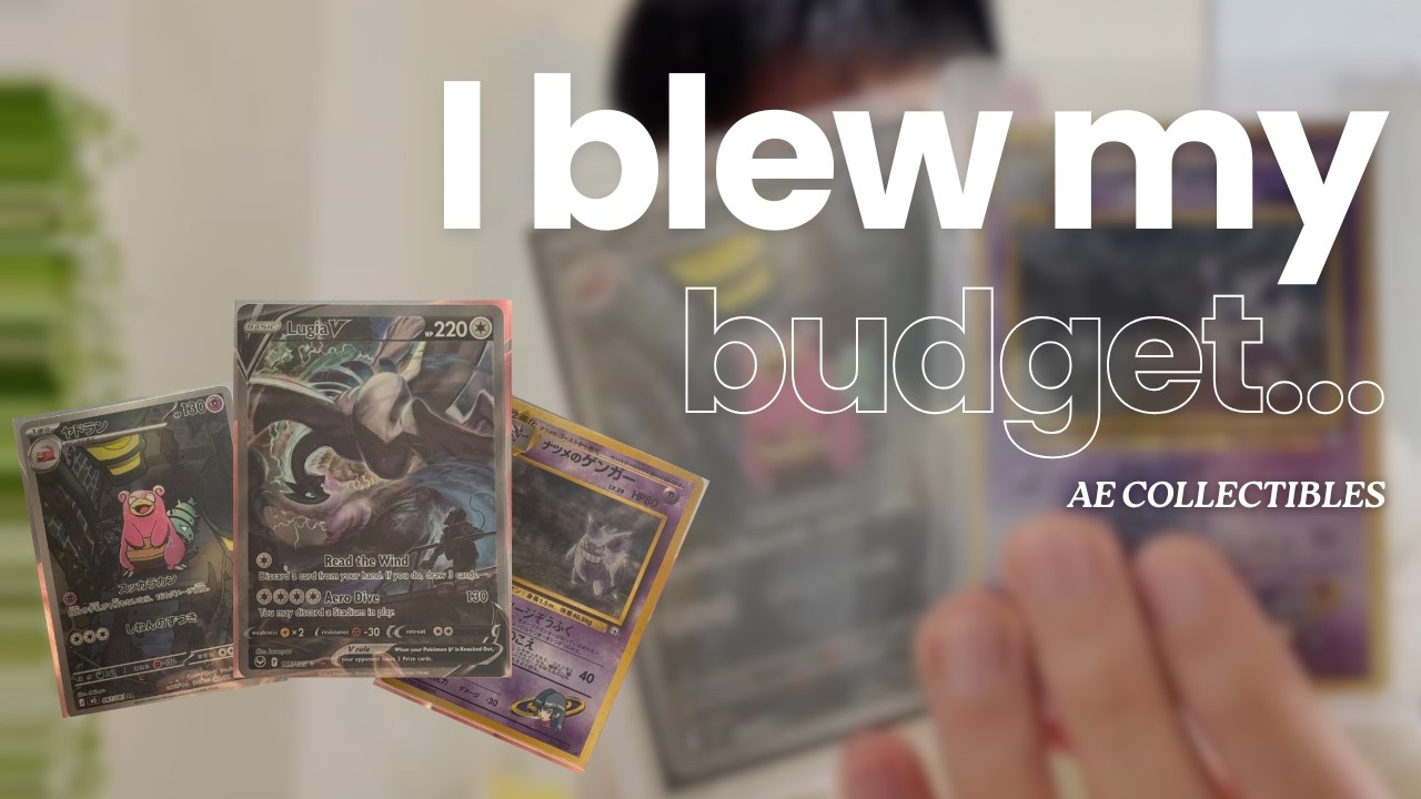 I BLEW MY BUDGET FOR THE NEXT 4 MONTHS... Chasing Grails POV & New Podcast Shoot - AE Collectibles