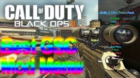 Best BO2 GSC Mod Menu (oCmKs private patch) Free Download