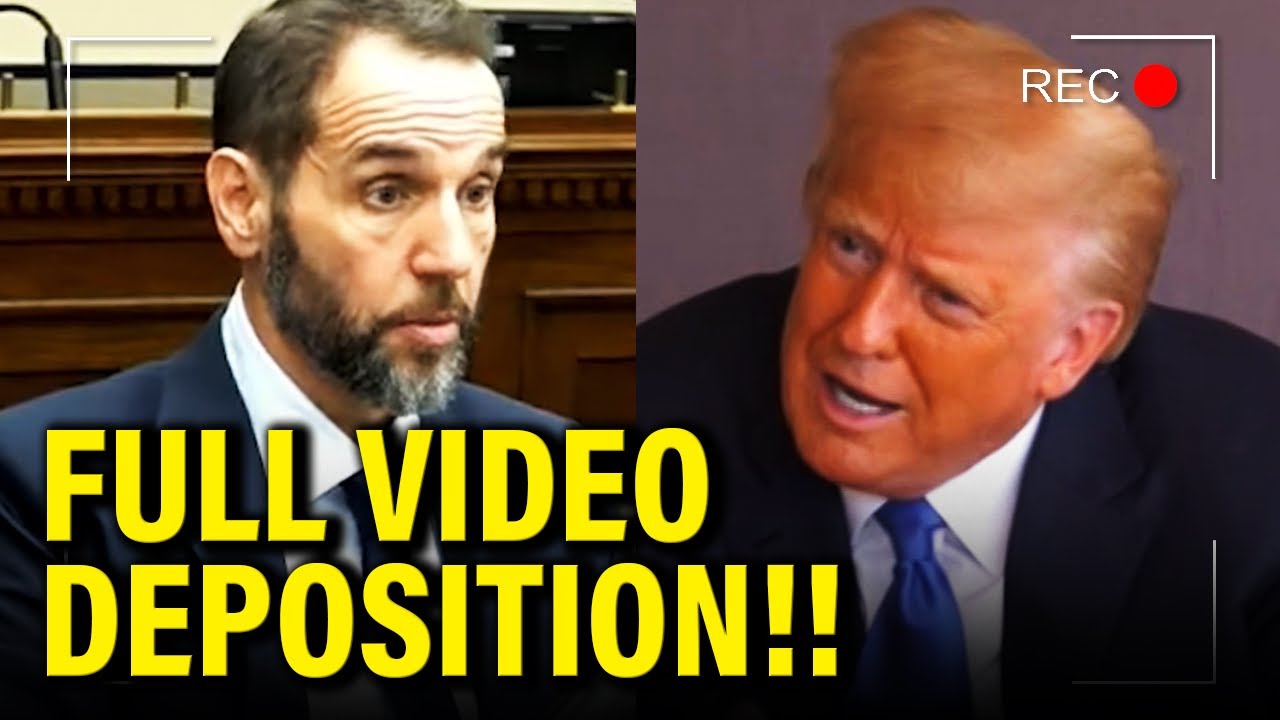 🚨 FULL JACK SMITH VIDEO DEPOSITION ON TRUMP CRIMES