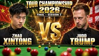 Zhao Xintong vs Judd Trump | Tour Championship 2026 Final 2 | Full Snooker Match screenshot 3